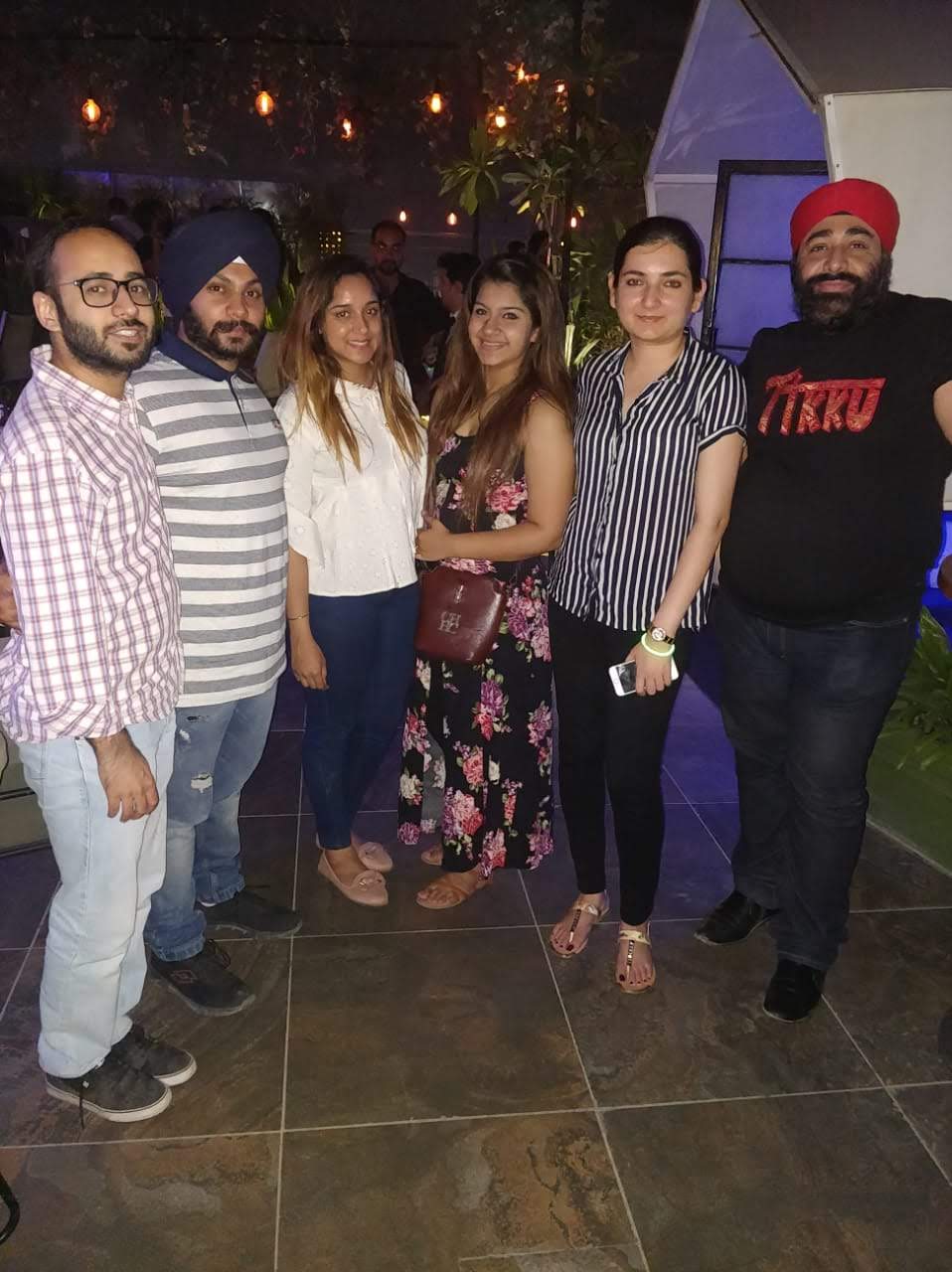 Team Mistertikku at Molecule Air Bar, Gurugram Sector 29
