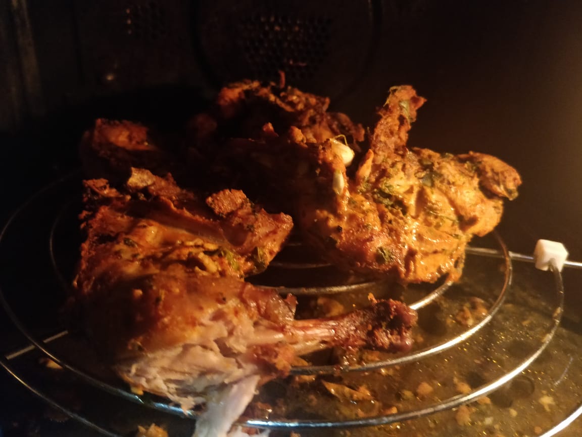 tandori chicken in microwave